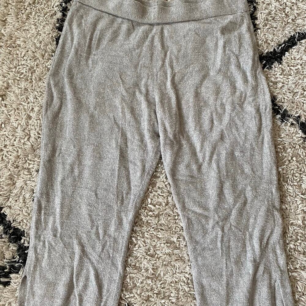Barefoot Dreams Cozy Chic Lite Gray Cropped Pants Women's 2XL